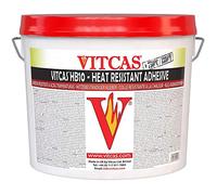 VITCAS 10kg HB10-RAPID SETTING ADHESIVE - Hydraulic bonded adhesive- Heat resistant- Fireplaces- Stoves- Tiled stoves - Heat Storage Construction- Indoor and Outdoor Use- 750C