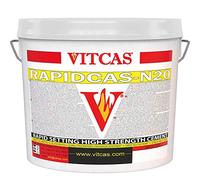 VITCAS 25kg Rapid Setting Cement- RAPIDCAS N20 - Fast Setting Repair Cement- Heat Resistant- Extra Rapid- Durable Repairs and Patching