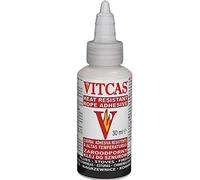VITCAS 30 ml Fire Rope Seal Adhesive - White Thermal Heat Resistant Glue - Wood Fired - Multi Fuel Stoves - Range Cookers - Fixing Fiber Rope - Up to 1000 degree Celsius