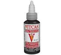 VITCAS 30 ml Heat Resistant Black Rope Sealant - Easy Application - Securing Thermal Rope - Ceramic Fiber Seal - Easily sets - Up to 1000 degree Celsius