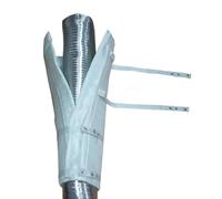 Vitcas Flue Insulation Wrap - Resistant to 550oC 12mm - Entirely Made of e-Glass Materials - Protects from Thermal Shock - Completely Non-Combustible