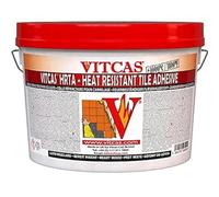 VITCAS Heat Resistant Tile Adhesive - Ceramic Tile Glue - Fireproof - Excellent Adhesion - For Fixing - Ready To Use - Indoor - Up to 1000 degree Celsius - 5KG