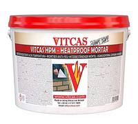 VITCAS HPM-Heatproof Mortar - Air Setting - Cement Ready Mixed - Heat Resistant Mortar for Fire bricks in fireplace, stoves, boilers etc - Indoor Use -10kg