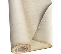 Vitcas Vermiculite Coated Fiberglass Cloth 1.4mm x 1m, Heat Resistant up to 1000°C - Ideal for High-Temperature Applications, Metallurgical Protection, and Flame Barrier