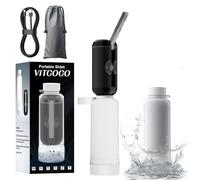 VITCOCO Portable Bidet, Rechargeable Mini Handheld Personal Travel Bidet, 2 Pressure Modes Electric Toilet Sprayer for Personal Hygiene Clean, Baby Wash, Soothing Postpartum Care, Hemmoroid Treatment