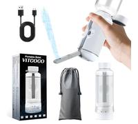VITCOCO Rechargeable Travel Bidet, IPX7 Electric Portable Bidet Sprayer, 2 Pressure Modes Toilet Water Sprayer, Intimate Shower, Save Paper, Essential for Postpartum, Infant, Perineal, Hemmoroid Care