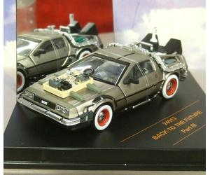 VITESSE 1/43 DELOREAN TIME MACHINE BACK TO THE FUTURE PART III 3 1950'S WHEELS