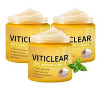 VitiClear Bee Venom Cream, Cvreoz VitiClear Pro Ultra Bee Venom Cream, Professional Vitiligo Creams, For All Skin Types (3PCS)