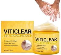 Viticlear Bee Venom Cream, Professional Vitiligo Cream,Bee Venom Skin Treatment Creams,Reduce White Spots and Improve Skin Pigmentation,Natural Serum Suitable for All Skin Types (1)