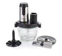 Vitinni Food Processor, 2L Capacity, Glass Bowl, Food Chopper, Mini Chopper, Processor, Salad and Veg Cutter and Dicer