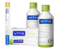 Vitis Orthodontic - Orthodontic Treatment (Fixed Brace) Monthly Regime Bundle with Mouthwash, Toothpaste & Toothbrush