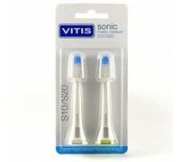 Vitis Sonic Spare Part Medium Toothbrush 2 Units