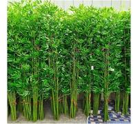 VITIWEDTY Large Artificial Bamboo Tree, 3ft To 8ft Tall Fake Plant, UV Resistant Faux Bamboo for Indoor Outdoor Privacy Fence, Garden, or Porch Decor (5 Bamboos 2.5m/8ft)
