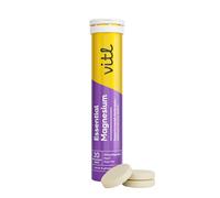 Vitl Essential Magnesium Effervescent Tablets | Supports Better Sleep, Calmness and Recovery | Magnesium Citrate Supplement for Mental Clarity & Nervous System Balance | Lemon & Ginger (20 Tablets)
