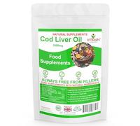 VitMan Nutrition Cod Liver Oil 1000mg 60 Softgels - High Strength Omega-3 EPA & DHA - Pure Fish Oil with Vitamins A & D - Supports Heart, Brain, Vision & Immune Health - Gluten & Additive-Free