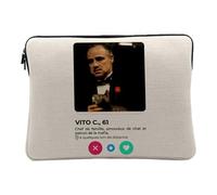 Vito Corleone Godfather Mafia Social Network Meeting Love Computer and Tablet Case - 10 Inches - Printed in France