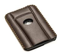 Vitodeco Leather Keyless SMARTACCESS Key Card Case Compatible with Lexus LX570, LS460, ES, LX600 2016 - 2025 (Card, Brown)