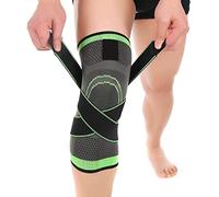 Vitoki Knee Supports for Arthritis Joint Pain 1 Pack, Knee Brace for Men & Women Knee Sleeve for Meniscus Tear ACL Running Workout Basketball Gym Green Small