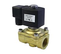 VITON 3/4 inch 24V DC VDC Brass Solenoid Valve NPT Gas Water Air Normally Closed