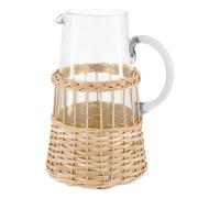 Vitória glass and wicker decanter Natural one size