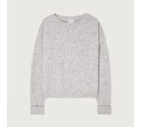 Vitow Loose Fit Jumper with Boat Neck Light Grey Marl