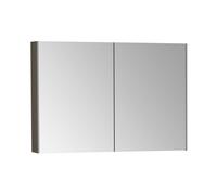 VitrA 1020x695mm Mirrored Cabinet - Brushed Chrome Size: 1020x695mm