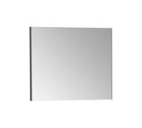 VitrA 820x695mm Rectangular Mirror - Brushed Chrome Size: 820x695mm