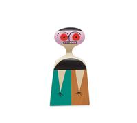 Happy Family: Wooden Dolls Holzpuppen von Vitra Eine umfangreiche Sammlung von menschlichen und tierischen Figuren aus Holz - die Wooden Dolls von Vitra sind so unterschiedlich in ihrem Aussehen und doch haben sie als Familie viel gemeinsam: Sie sind aus Tannenholz gefertigt und werden handbemalt ! Alexander Girard entwarf sie 1953 als Dekoration für sein eigenes Haus in Santa Fe . Diese Originale befinden sich im Vitra Design Museum und dienen als Vorbild für die neue Re-edition . Durch die Handbemalung entstehen feine Abweichungen, die jede Holzfigur zu einem einmaligen und individuellen Exemplar machen. Alexander Girard Als prägende Figur der amerikanischen Designs der Nachkriegszeit ist Alexander Girard bekannt. Der Amerikaner wurde 1907 geboren. Girard hatte ursprünglich Architektur studiert doch im Laufe seiner Karriere agierte er als Möbel-, Grafik-, Ausstellungs- und Interior-Designer . Einen Schwerpunkt seines Schaffens stellte das Textildesign dar. Abstrakte, geometrische Formen und eine Vielzahl von Farbkonstellationen sind Beispiele für sein Werk. Material und Format Die Wooden Dolls werden aus massivem Tannenholz gefertigt und in liebevoller Handarbeit bemalt. Sie werden in einer hochwertig bedruckten Holz Box mit einer Broschüre geliefert. Je nach Motiv sind sie unterschiedlich groß: Wooden Doll 1 : B 5 cm x H 27,5 cm Wooden Doll 2: B 8 cm x H 18,5 cm Wooden Doll 3: B 8 cm x H 14,5 cm Wooden Doll 4: B 8 cm x H 27 cm Wooden Doll 5: B 5 cm x H 27 cm Wooden Doll 6: B 7 cm x H 17,5 cm Wooden Doll 7: B 4,5 cm x H 30,5 cm Wooden Doll 8: B 7 cm x H 21 cm Wooden Doll 9: B 6 cm x H 20,5 cm Wooden Doll 10: B 7,5 cm x H 16 cm Wooden Doll 11: B 7,5 cm x H 20 cm Wooden Doll 12: B 8 cm x H 18 cm Wooden Doll 13: B 7 cm x H 17,5 cm Wooden Doll 14: B 5 cm x H 26 cm Wooden Doll 15: B 7 cm x H 15 cm Wooden Doll 16: B 4,5 cm x H 25 cm Wooden Doll 17: B 8 cm x H 14,5 cm Wooden Doll 18: B 7 cm x H 15,5 cm Wooden Doll 19: B 7,5 cm x H 15,5 cm Wooden Doll 20: B 5 cm x H 23,5 cm Wooden Doll 21: B 7,5 cm x H 18 cm Wooden Doll 22: B 4,5 cm x H 23,5 cm