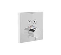 VitrA Aquacontrol Square Concealed Thermostatic 2-Way Bath Mixer Concealed Body Required?: Yes Required, Finish: Matt Black