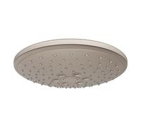 VitrA Bliss 240mm 2-Function Showerhead - Brushed Nickel Finish: Brushed Nickel