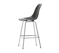 Vitra Eames Fiberglass Bar Stool Medium Elephant Hide Grey/ Chrome