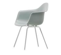 Vitra Eames Plastic DAX Dining Chair With Armrest Light Gray