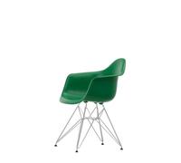 Vitra Eames Plastic RE DAR Dining Chair Emerald/ Chrome