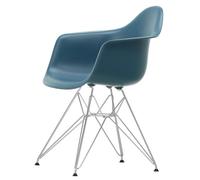 Vitra Eames Plastic RE DAR Dining Chair Sea Blue/ Chrome