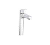 VitrA Flow Round Tall Basin Mixer with Waste Lever - Chrome