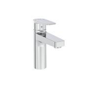 VitrA Flow Square Large Basin Mixer - Chrome Finish: Chrome