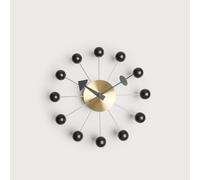 Vitra George Nelson Ball Wall Clock Black/Brass One Size
