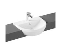 VitrA Integra 550x455mm 1 Tap Hole, Semi Recessed Basin, White