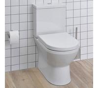 Vitra Integra Close Coupled Rimless Fully Back To Wall Pan Cistern And Slim Seat Soft Close
