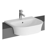 Vitra Koa White Semi-Recessed Basin (W)55Cm