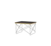 Vitra Occasional Table LTR Bedside Table/Side Table Black Laminate/Stainless Steel