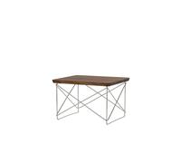 Vitra Occasional Table LTR Bedside Table/Side Table Dark Walnut/Stainless Steel