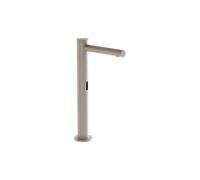 VitrA Origin Touch Free Tall Single Inlet Basin Mixer (Mains) - Brushed Nickel Finish: Brushed Nickel