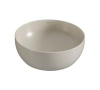 VitrA Outline 405x405mm, Recycled, 0 Tap Holes, Basin Only, Matt Taupe