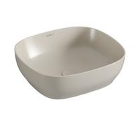 VitrA Outline 475x420mm, Recycled, 0 Tap Holes, Basin Only, Matt Taupe