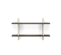 Vitra Rayonnage Mural Bookcase Prouvé Blanc Colombe/Dark Oak