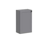 VitrA Root Classic 40cm 1 Door Slim Lower/Base Unit (LH Hinge) - Matt Grey Size: 40cm, Finish: Matt Grey, Handing: Left Hand Hinge