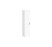 VitrA Root Classic 40cm 2 Door Tall Unit (LH Hinge) - Matt White Finish: Matt White