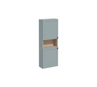VitrA Root Classic 55cm 2 Door Semi-Tall Unit (LH Hinge) - Matt Fjord Green Finish: Matt Fjord Green