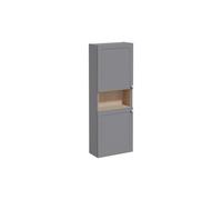 VitrA Root Classic 55cm 2 Door Semi-Tall Unit (LH Hinge) - Matt Grey Finish: Matt Grey